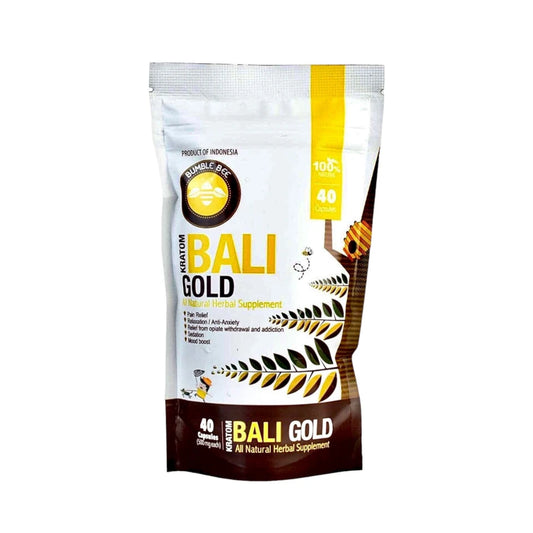 Bumble Bee Kratom Bali Gold Capsules
