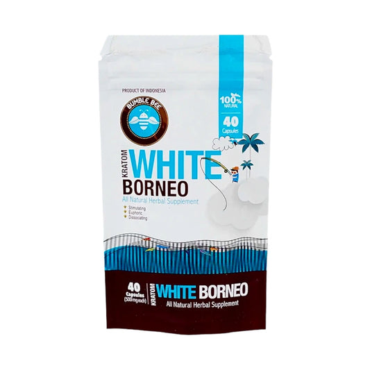 Bumble Bee Kratom White Borneo Capsules