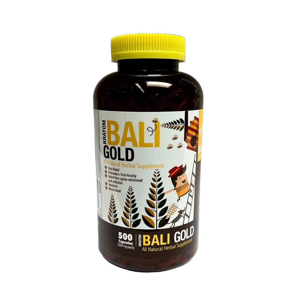 Bumble Bee Kratom Bali Gold Capsules