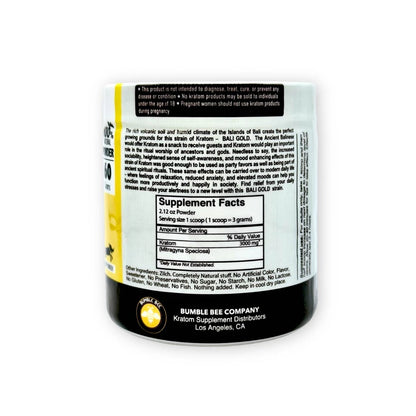 Bumble Bee Kratom Bali Gold Powder