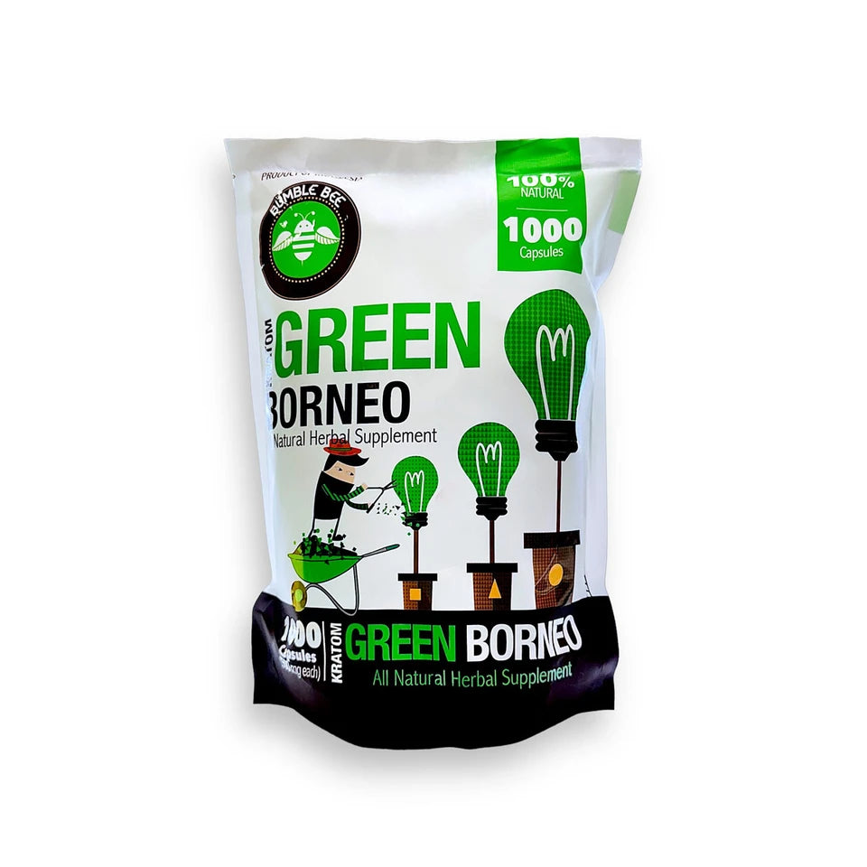 Bumble Bee Kratom Green Borneo Capsules