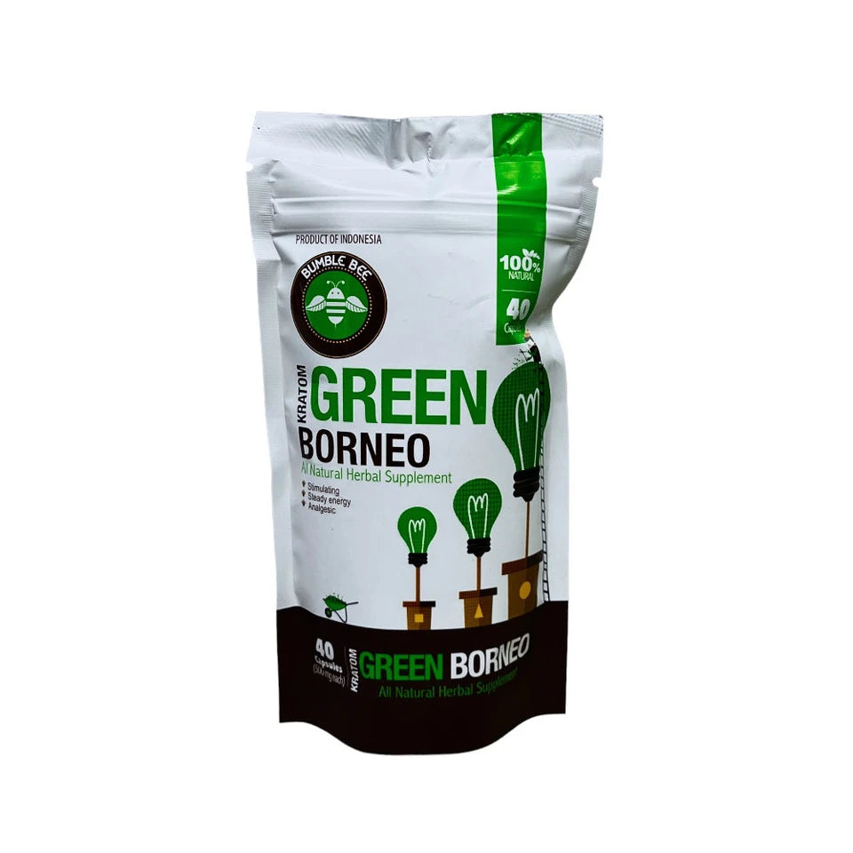 Bumble Bee Kratom Green Borneo Capsules