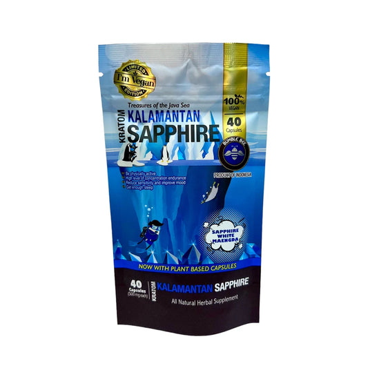 Bumble Bee Kratom Kalamantan White Sapphire Capsules