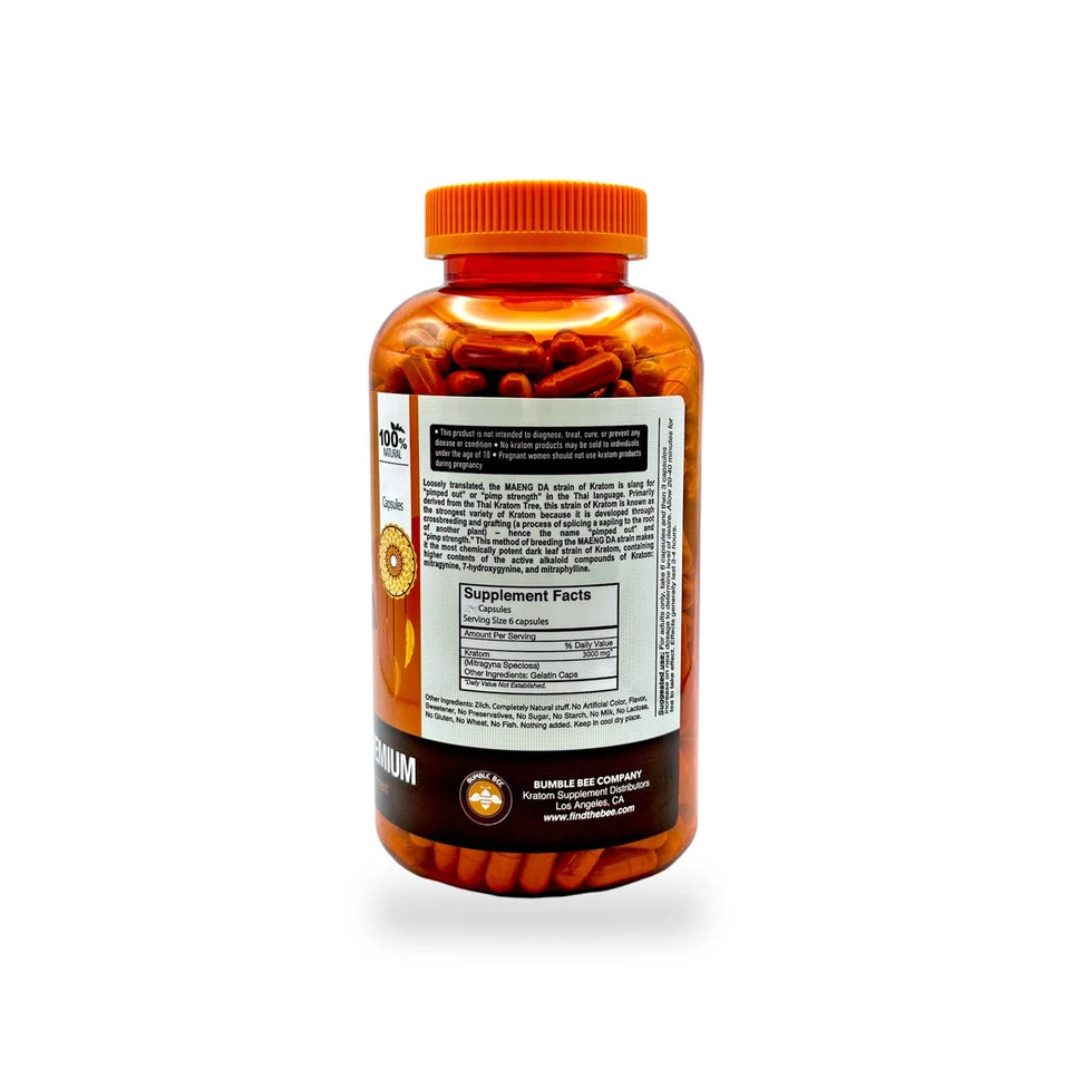 Bumble Bee Kratom Maeng Da Capsules