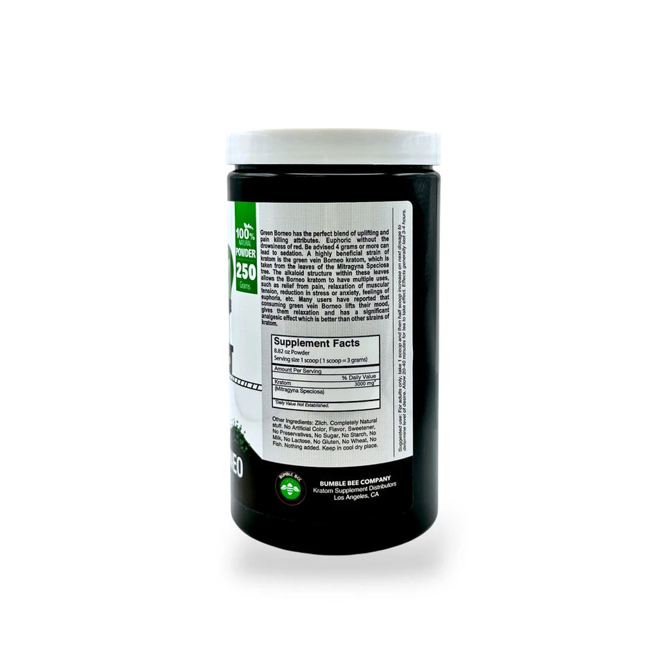 Bumble Bee Kratom Green Borneo Powder