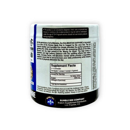 Bumble Bee Kratom Kalamantan White Sapphire Powder