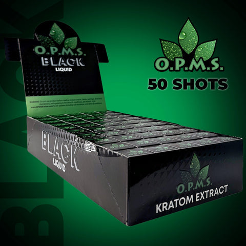 OPMS BLACK KRATOM SHOTS 10CT